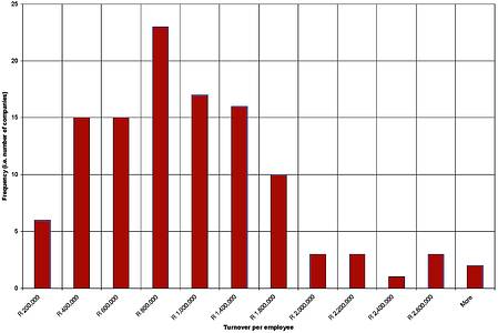 Turnover per employee